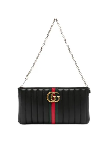 Gucci Gg Marmont Leather Pouch - Gucci - Modalova