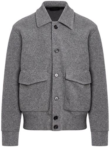 Dondup Wool-Blend Bomber Jacket - Dondup - Modalova