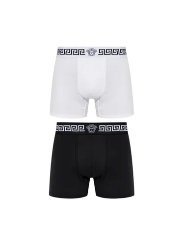 Versace Greca Two-Pack Boxer Briefs - Versace - Modalova