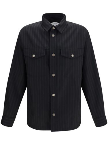 Greca Monogram Jacquard Wool Shirt - Versace - Modalova