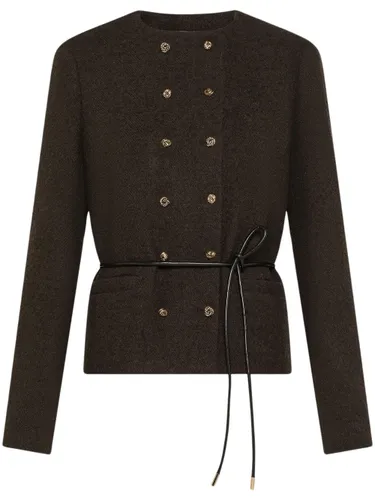 Seventy Wool Blend Jacket With Belt - Seventy - Modalova