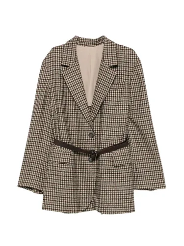 Wool Single-Breasted Jacket - Brunello Cucinelli - Modalova
