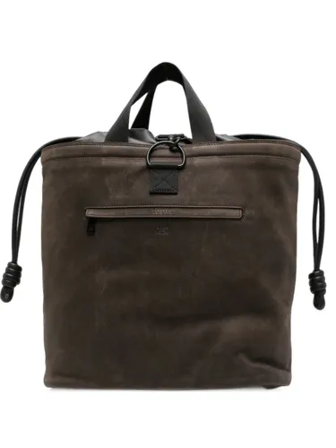 Loewe Loewe Squad Leather Backpack - Loewe - Modalova