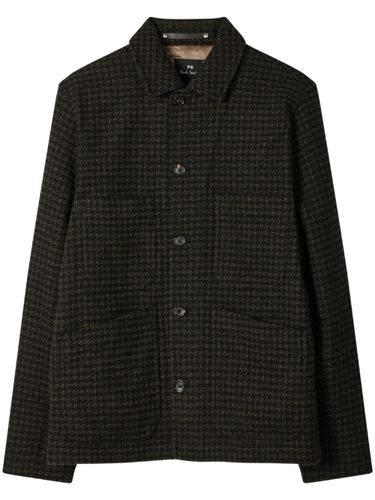 Dogtooth Wool-Blend Chore Jacket - PS PAUL SMITH - Modalova