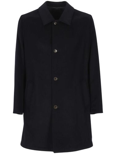 Single-Breasted Wool-Blend Coat - ONTHEBUND - Modalova