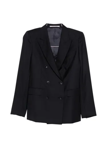 Double-Breasted Wool Suit - Tagliatore - Modalova