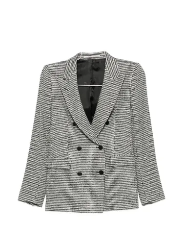 Wool Blend Double-Breasted Jacket - Tagliatore - Modalova