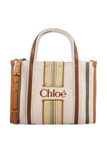 Chloé Woody Loop Small Canvas Tote - Chloé - Modalova