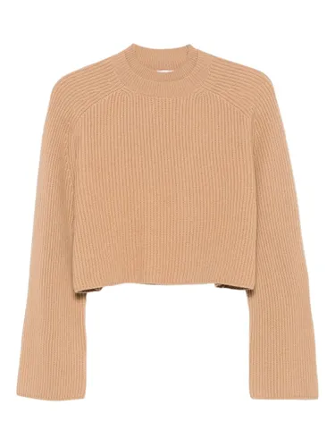 Crew Neck Sweater In Cashmere Wool - Max Mara - Modalova