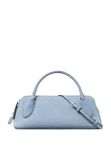 Lock Suede Leather Handbag - Tory Burch - Modalova