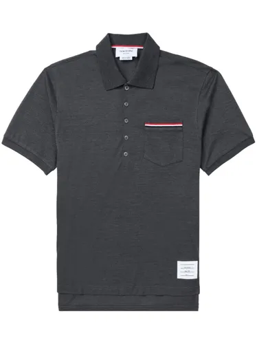 Thom Browne Rwb Cotton Polo Shirt - Thom Browne - Modalova