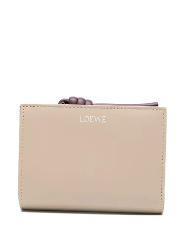 Loewe Knot Leather Compact Wallet - Loewe - Modalova