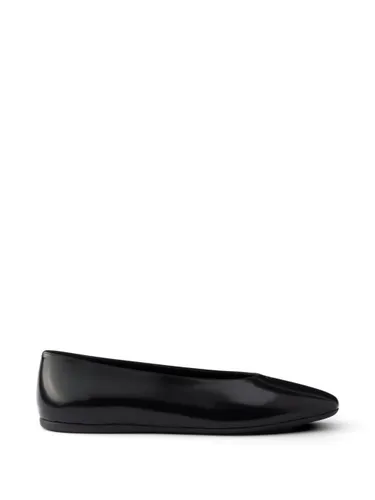 Prada Leather Ballet Flats By Prada - Prada - Modalova