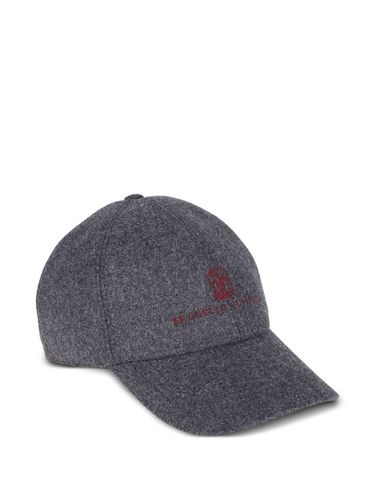 Wool Baseball Cap - Brunello Cucinelli - Modalova