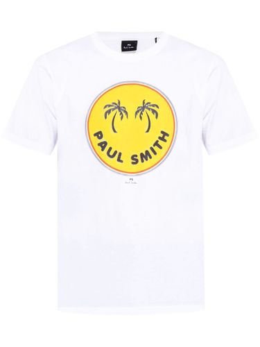 Palm Trees Cotton T-Shirt - PS PAUL SMITH - Modalova