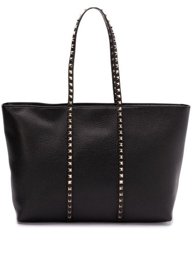 Rockstud Leather Medium Tote - Valentino Garavani - Modalova