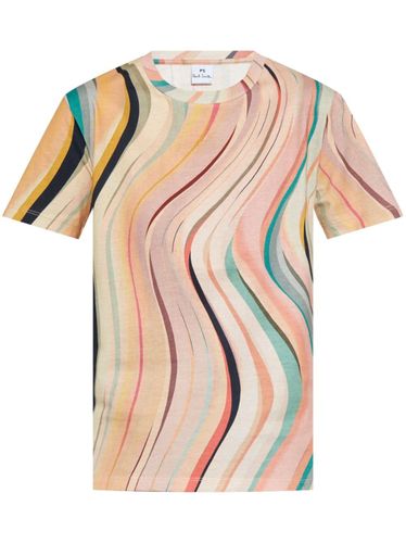New Swirl Cotton T-Shirt - PS PAUL SMITH - Modalova