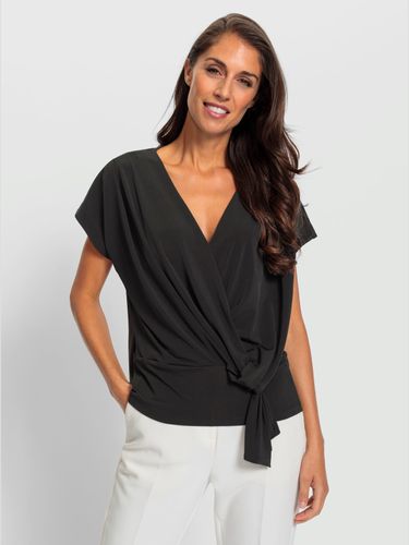 T-shirt cache-cœur superbe aspect cache-cœur - Ashley Brooke - Modalova