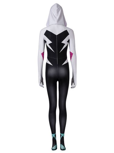 Marvel Comics Spider Man dans le Spider Verse Gwen Stacy Catsuits Marvel Comics Cosplay Costume - milanoo.com - Modalova