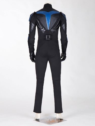 DC Titans Nightwing Ensemble Dick Grayson Costume Cosplay Halloween - milanoo.com - Modalova