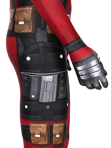 Marvel Comics Dead Pool Outfit Costume Cosplay Halloween - milanoo.com - Modalova