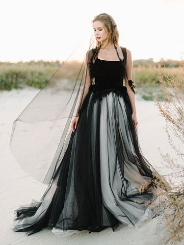 Robe de mariée robe de soirée de mariage dos nu à traîne - milanoo.com - Modalova