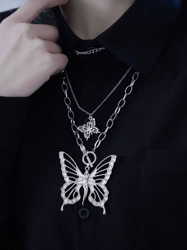 Collier Gothic Lolita Accessoire Papillon Métal Divers - milanoo.com - Modalova