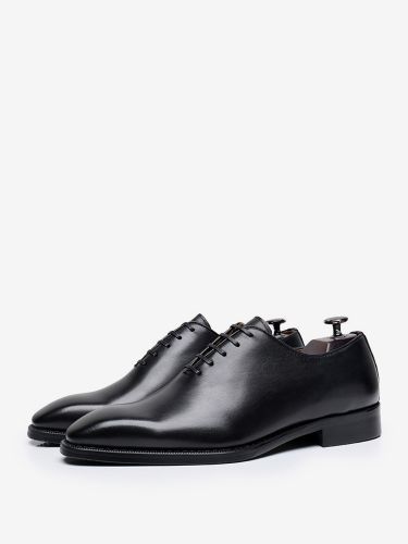 Chaussures habillées à la modes bout carré en cuir Oxford chaussures de bal de mariage de soirée de smoking - milanoo.com - Modalova