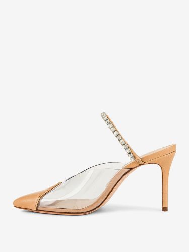 Mules à talons hautss bout pointu strass escarpins dos nu chaussures de fête - milanoo.com - Modalova