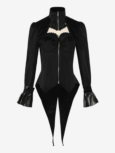 Manteau en polyester à volants pour costume de Marie-Antoinette de smoking gothique rétro pour femme - milanoo.com - Modalova