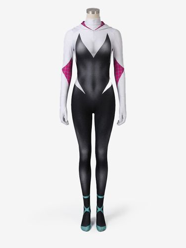 Marvel Comics Spider Man dans le Spider Verse Gwen Stacy Catsuits Marvel Comics Cosplay Costume - milanoo.com - Modalova