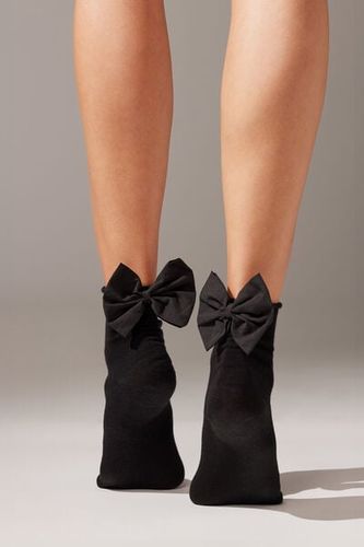 Short Socks with Bow Woman Size TU - Calzedonia - Modalova