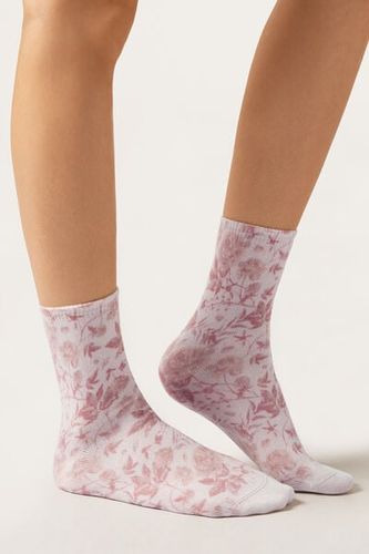 Floral Print Socks Woman Size TU - Calzedonia - Modalova