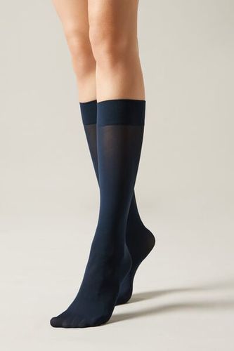 Denier Semi Opaque Microfiber Knee-Highs Woman Size TU - Calzedonia - Modalova