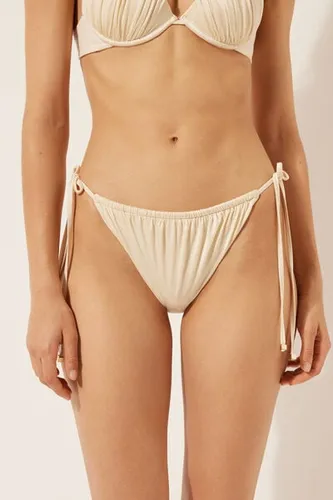 String Swimsuit Bottom Shiny Satin Woman Size L - Calzedonia - Modalova