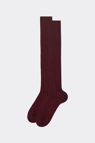 Men’s Lisle Thread Ribbed Long Socks Man Size 40-41 - Calzedonia - Modalova