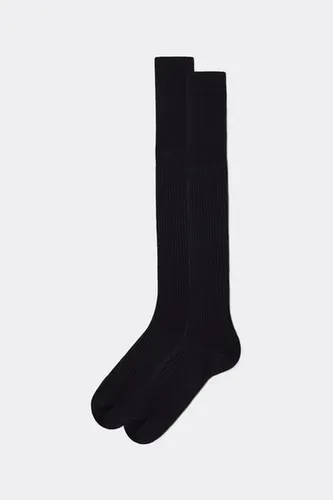 Men’s Lisle Thread Ribbed Long Socks Man Size 40-41 - Calzedonia - Modalova
