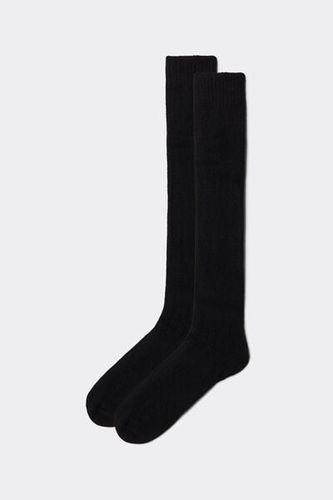 Men’s Ribbed Wool and Cashmere Long Socks Man Size 44-45 - Calzedonia - Modalova