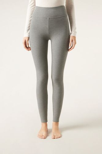 Cashmere Blend Leggings Woman Grey Size L - Calzedonia - Modalova