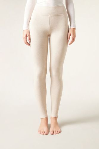 Cashmere Blend Leggings Woman Nude Size XS - Calzedonia - Modalova