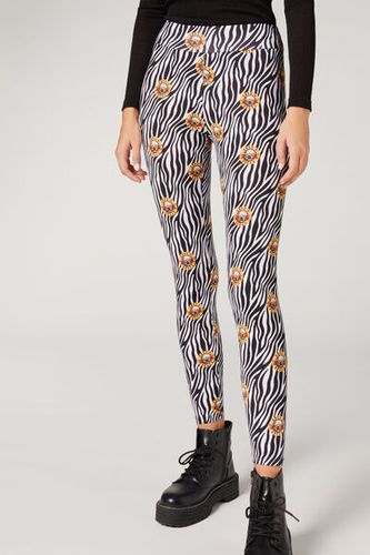 Leggings Active Guns N' Roses Mujer Velikost S - Calzedonia - Modalova