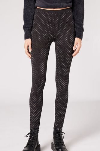 Leggings Skinny con Strass Integral Mujer Velikost S - Calzedonia - Modalova