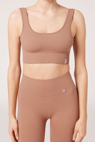 Top Deportivo Sin Costuras de Canalé Mujer Velikost TU - Calzedonia - Modalova