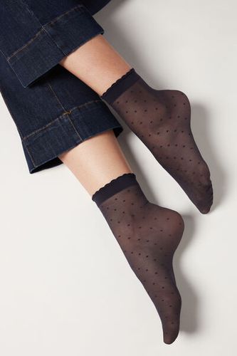 Calcetines clásicos estampados Mujer Velikost TU - Calzedonia - Modalova