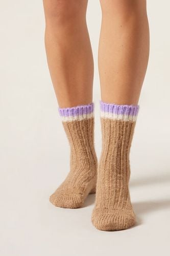 Socks with Wool Woman Nude Size TU - Calzedonia - Modalova