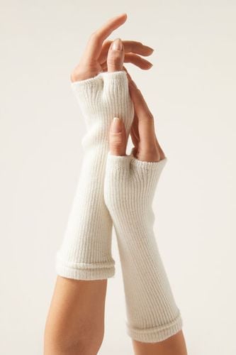 Plush Effect Fingerless Gloves Woman Nude Size TU - Calzedonia - Modalova