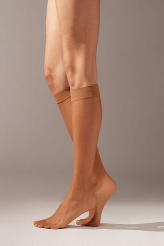 Denier Sheer Comfort Cuff Knee-Highs Woman Nude Size TU - Calzedonia - Modalova