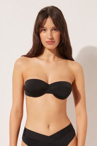 Lightly Padded Strapless Bikini Top Indonesia Woman Black Size 2 - Calzedonia - Modalova