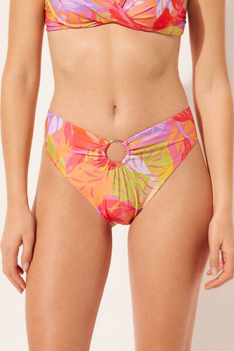 Braguita Cintura Alta Bikini Tropical Pop Mujer Velikost S - Calzedonia - Modalova