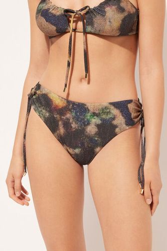 High Waist Swimsuit Bottom Sparkling Camouflage Woman Multicolor Size L - Calzedonia - Modalova